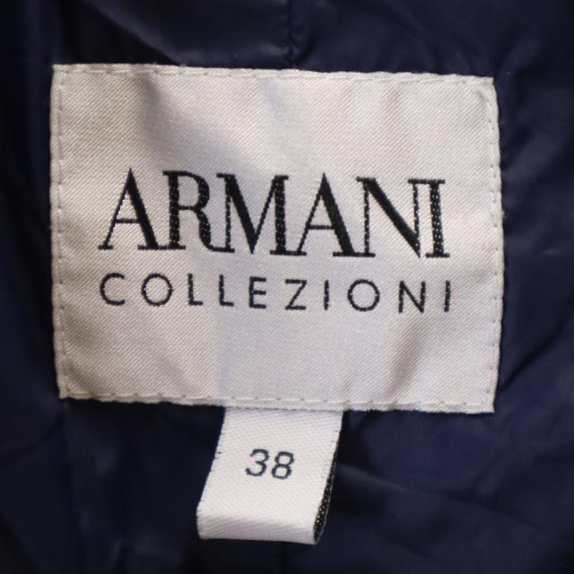 ARMANI COLLEZIONI アルマーニコレッツォーニ ダウンコート 38 ネイビー レディース_6