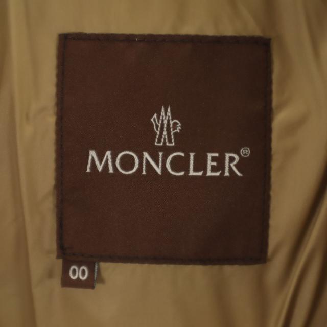 MONCLER モンクレール ファー付き ダウンジャケット 0 0 カーキベージュ レディース_6