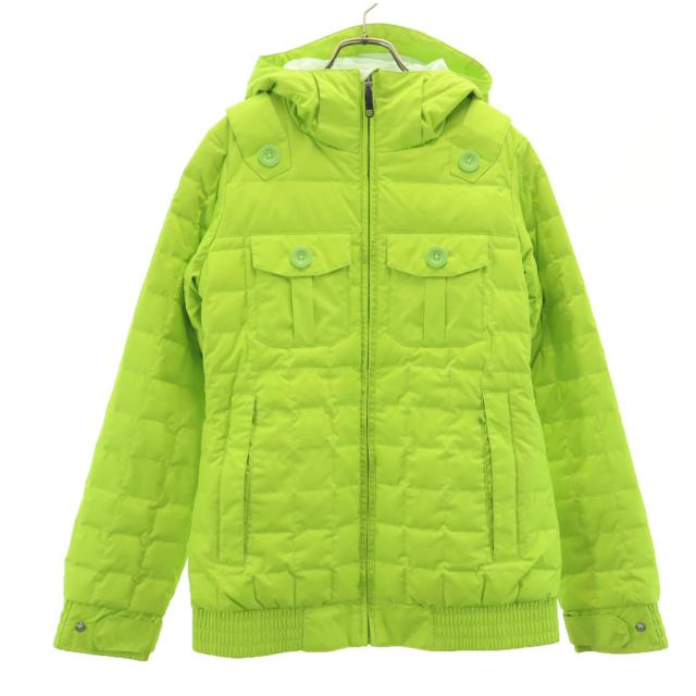 BURTON バートン スノーボード ダウンコート S ライムグリーン レディース