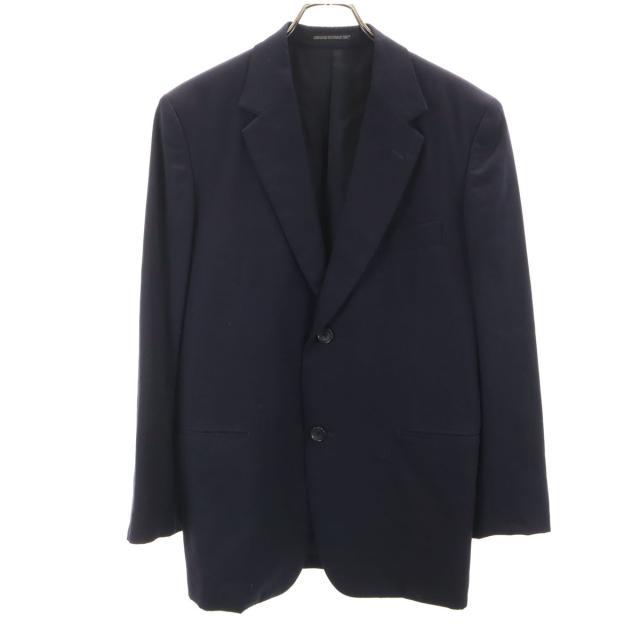美品 Yohji Yamamoto COSTUME D’HOMME ヨウジヤマモト コスチュームドオム 日本製 ウール テーラードジャケット 2 ネイビー メンズ