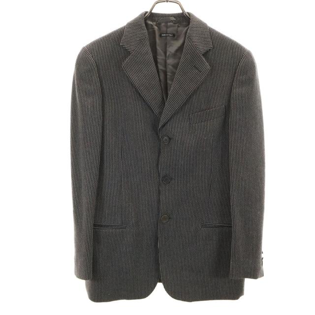 GIORGIO ARMANI ジョルジオアルマーニ イタリア製 ウールブレンド テーラードジャケット 46 グレー系 メンズ