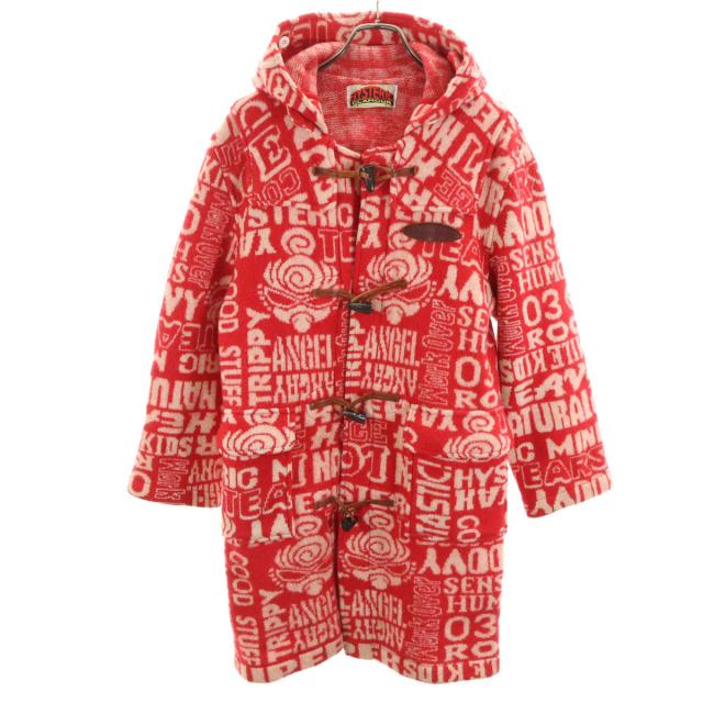 HYSTERIC GLAMOUR ヒステリックグラマー ウール 総柄 ダッフルコート