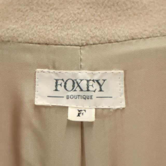 FOXEY フォクシー 日本製 カシミヤブレンド ジャケット F ベージュ