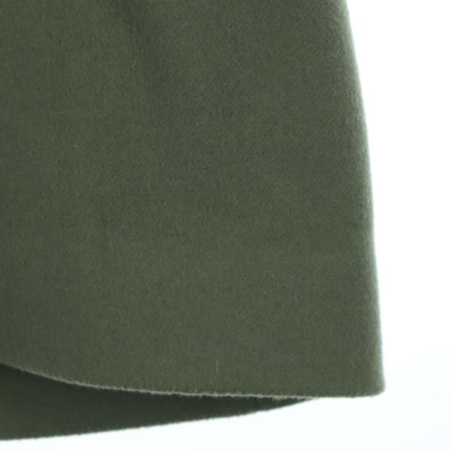 古着 美品 Curensology カレンソロジー 長袖 ベルト付き ノーカラー ガウンコート F カーキ レディース 美品 Curensology カレンソロジー 長袖 ベルト付き ノーカラー ガウン