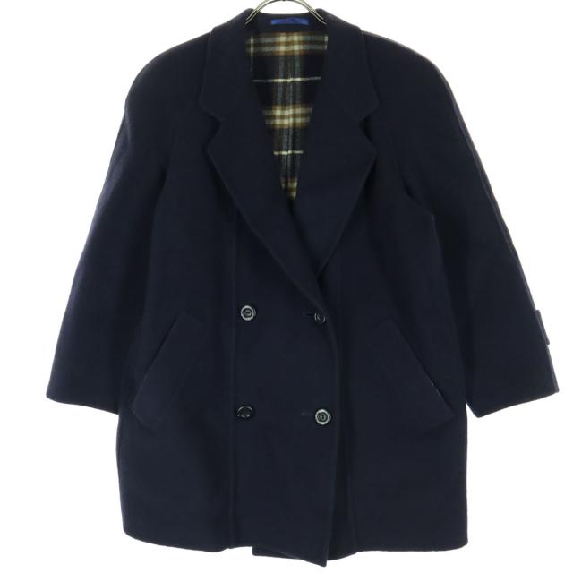 Burberrys バーバリーズ 長袖 ダブルボタン ウール ジャケット 7AP ネイビー C-TK83 レディース