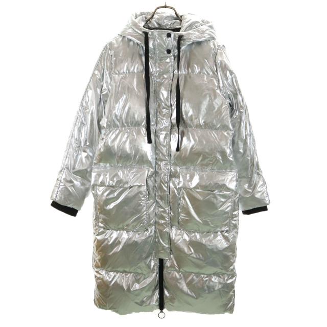 GAP ギャップ ダウンコート S シルバー レディース