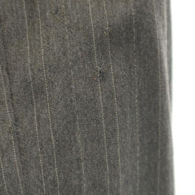 COMME des GARCONS HOMME コムデギャルソンオム 80s 1989年 日本製 オールド ストライプ柄 テーラードジャケット S グレー メンズ_3