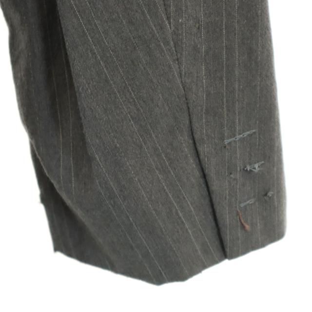 COMME des GARCONS HOMME コムデギャルソンオム 80s 1989年 日本製 オールド ストライプ柄 テーラードジャケット S グレー メンズ_4