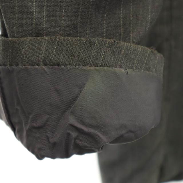 COMME des GARCONS HOMME コムデギャルソンオム 80s 1989年 日本製 オールド ストライプ柄 テーラードジャケット S グレー メンズ_5