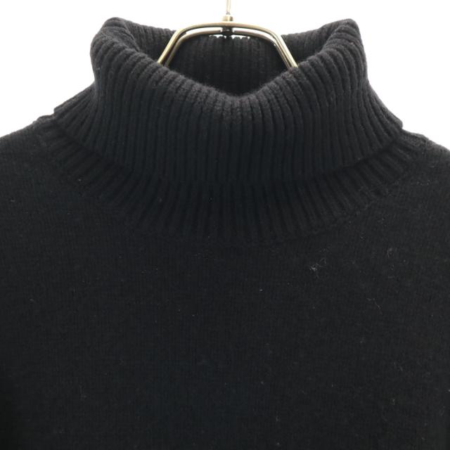DRIES VAN NOTEN ドリスヴァンノッテン 日本製 長袖 タートルネック セーター M ブラック ニット メンズ_2