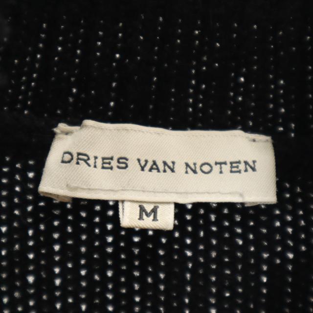 DRIES VAN NOTEN ドリスヴァンノッテン 日本製 長袖 タートルネック セーター M ブラック ニット メンズ_5