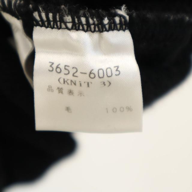 DRIES VAN NOTEN ドリスヴァンノッテン 日本製 長袖 タートルネック セーター M ブラック ニット メンズ_6