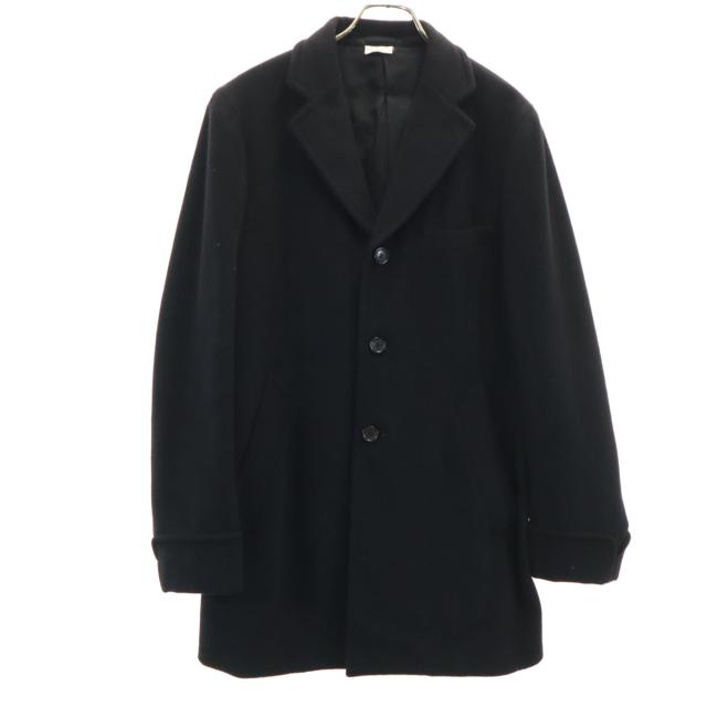 COMME des GARCONS HOMME DEUX コムデギャルソンオムドゥ 2016年製 ウールカシミヤブレンド 日本製 チェスターコート S ブラック メンズ