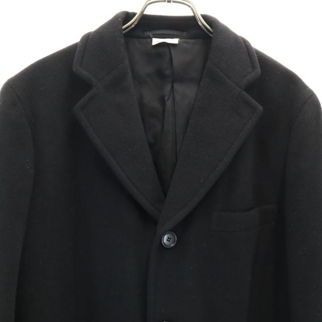 COMME des GARCONS HOMME DEUX コムデギャルソンオムドゥ 2016年製 ウールカシミヤブレンド 日本製 チェスターコート S ブラック メンズ_2