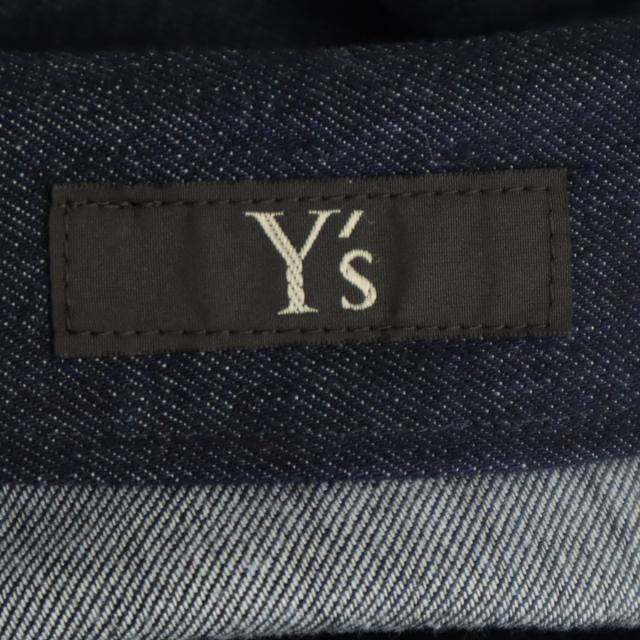 美品 Y’s ワイズ 日本製 ロング丈 アシメ デニムスカート 1 インディゴ レディース_7