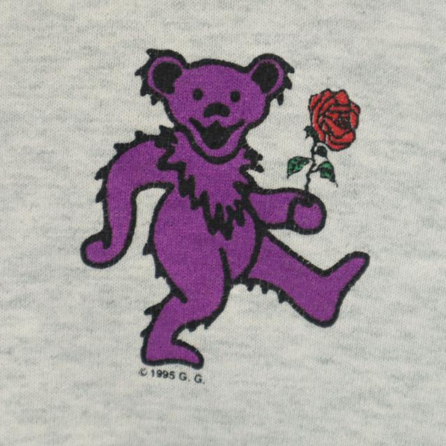 FRUIT OF THE LOOM フルーツオブザルーム 90s USA製 オールド バックプリント グレイトフル デッドベア スウェット トレーナー メンズ_7
