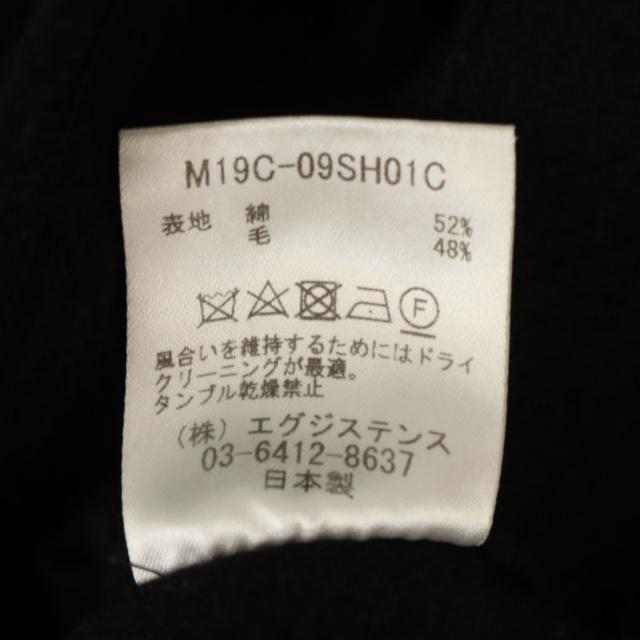 marka マーカ 日本製 シャツ コート 1 ブラック メンズ_8