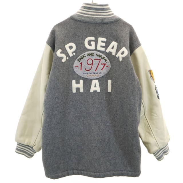 HAI SPORTING GEAR ハイスポーティングギア 牛革レザー切替 スタジャン