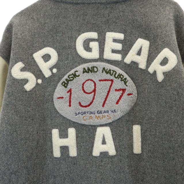 HAI SPORTING GEAR ハイスポーティングギア 牛革レザー切替 スタジャン