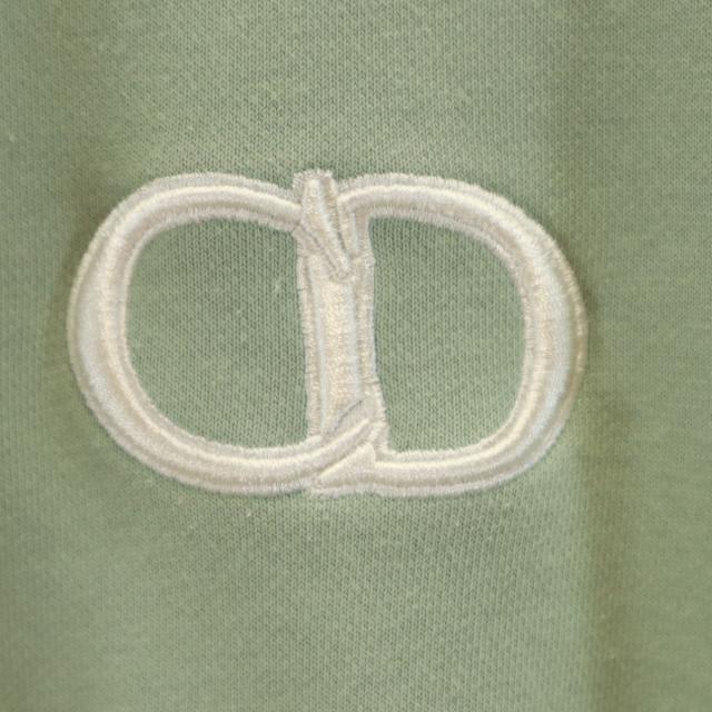 Dior ディオール CD Icon刺繍 長袖 スウェットパーカー L ダスティミント系 59598 メンズ