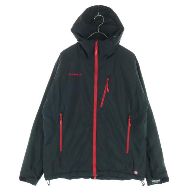 Mammut マムート ワンポイントロゴ ツートンカラー 長袖 プリマロフト マウンテンパーカー S ブラック メンズ