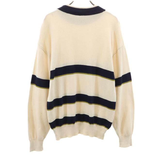 Christian Dior SPORTS クリスチャンディオールスポーツ 90s オールド 長袖 ニット M アイボリー セーター メンズ