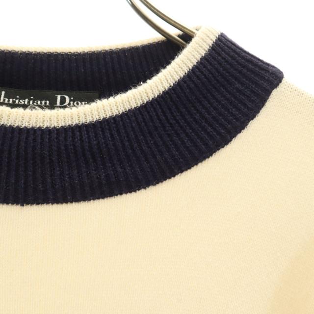 Christian Dior SPORTS クリスチャンディオールスポーツ 90s オールド 長袖 ニット M アイボリー セーター メンズ