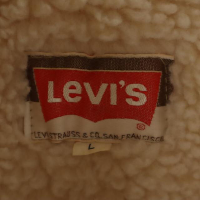 Levi’s リーバイス 70s USA製 ヴィンテージ ランチ コート L ベージュ 裏ボア メンズ_8