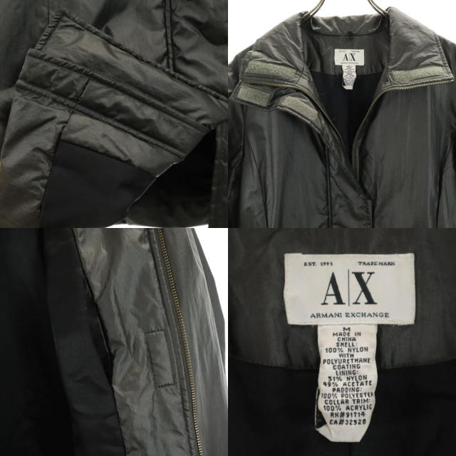ARMANI EXCHANGE アルマーニエクスチェンジ 90s オールド コート M ガンメタ レディース_9