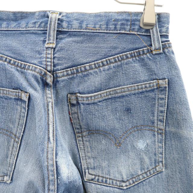 Levi’s リーバイス 70s 赤耳 66前期 スモールe ヴィンテージ ボタン裏6 デニムパンツ w29 ブルー系 ジーンズ レディース_2