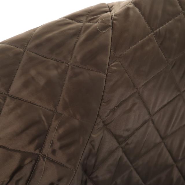 Barbour バブアー キルティングコート ブラウン メンズ_4