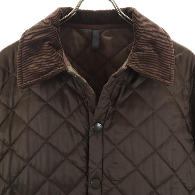 Barbour バブアー キルティングコート ブラウン メンズ_5