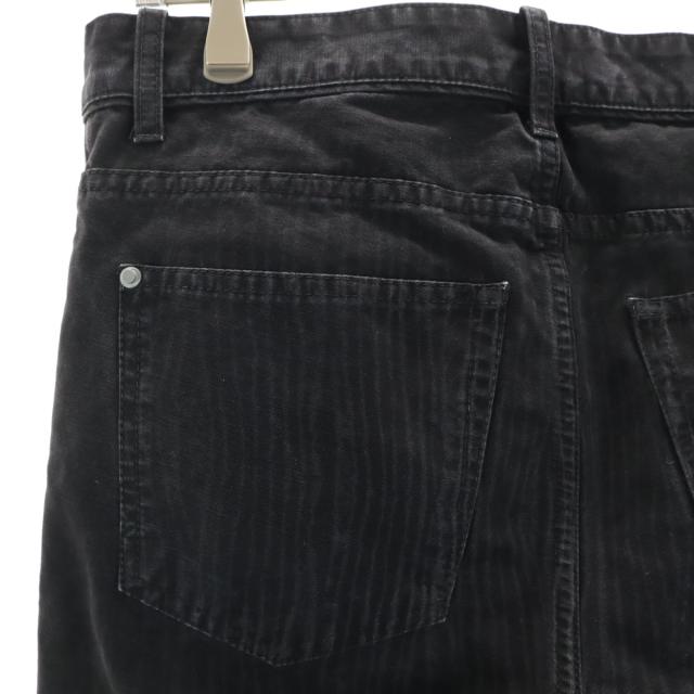 BALENCIAGA バレンシアガ イタリア製 総柄 ロングパンツ W29 ブラック メンズ_2