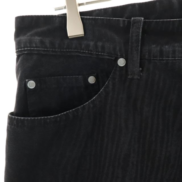 BALENCIAGA バレンシアガ イタリア製 総柄 ロングパンツ W29 ブラック メンズ_3