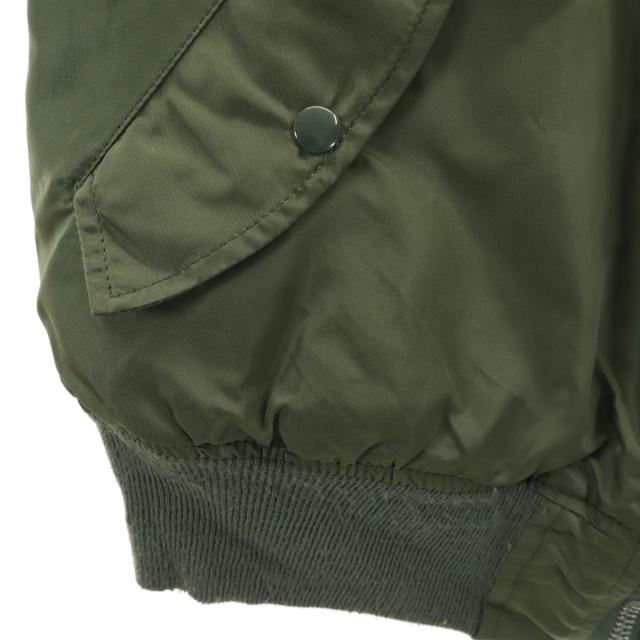 ALPHA アルファ 90s USA製 年寄りの MA-1 飛翔上衣 L オリーブ系 中綿 ミリタリー メンズ