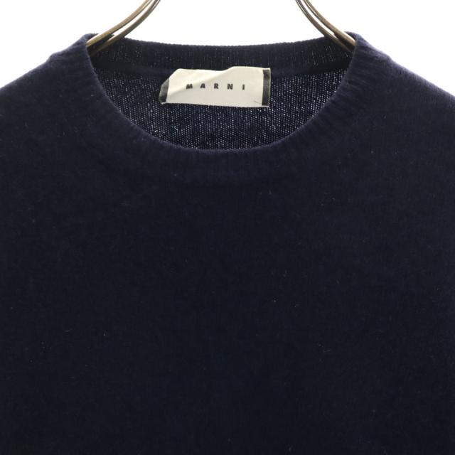 MARNI マルニ イタリア製 長袖 セーター 46 ネイビー ニット メンズ