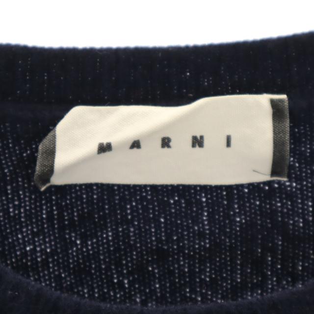 MARNI マルニ イタリア製 長袖 セーター 46 ネイビー ニット メンズ