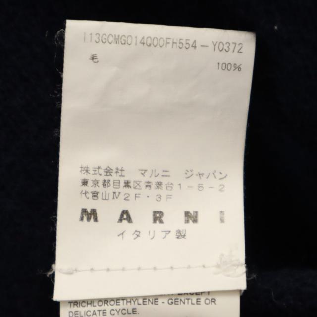MARNI マルニ イタリア製 長袖 セーター 46 ネイビー ニット メンズ