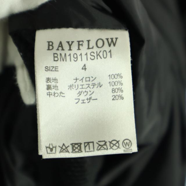 BAYFLOW ベイフロー ワンポイントロゴ 長袖 ダウンジャケット 4 