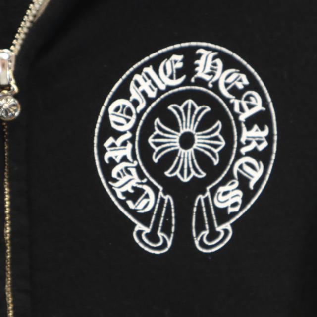 CHROME HEARTS クロムハーツ 長袖 ジップパーカー 4T ブラック キッズ_7