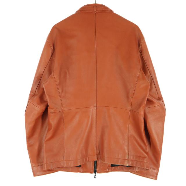 NICOLE CLUB FOR MEN やぎ革 シングル ライダース ジャケット NICOLE CLUB FOR MEN ニコルクラブフォーメン 長袖 レザー シングル