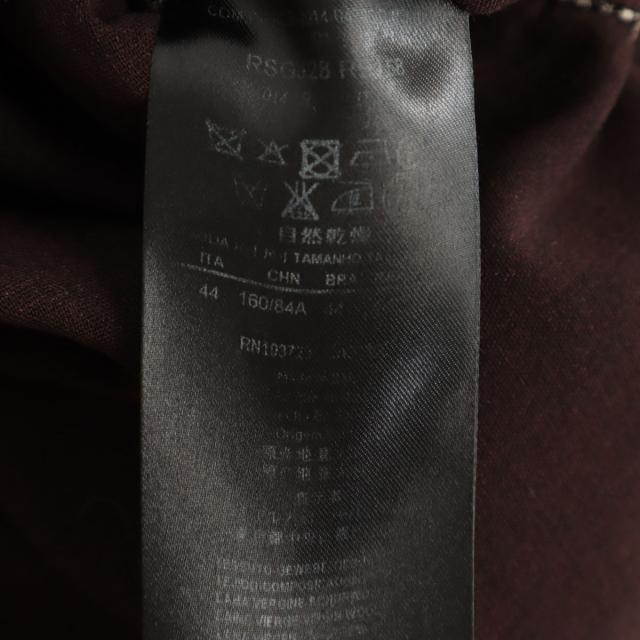 GIORGIO ARMANI ジョルジオアルマーニ 総柄 テーラードジャケット 44 ブラウン アンコン メンズ_9