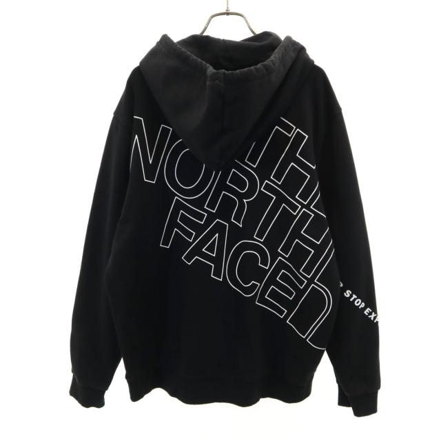 THE NORTH FACE ノースフェイス バックロゴ 長袖 スウェットパーカー XL ブラック NM5PK02J アウトドア メンズ