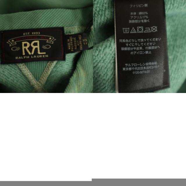 ダブルアールエル RRL 長袖 スウェット トレーナー XS グリーン系 メンズ_9
