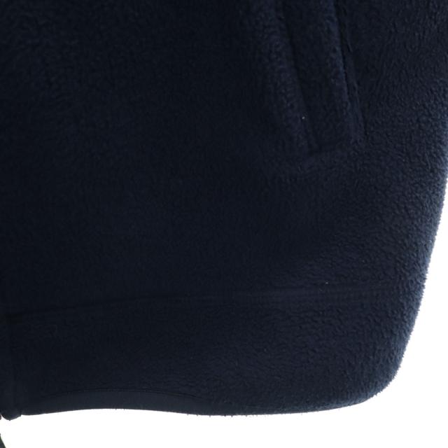 A BATHING APE アベイシングエイプ 日本製 長袖 フリース ジップパーカー S ネイビー メンズ_3