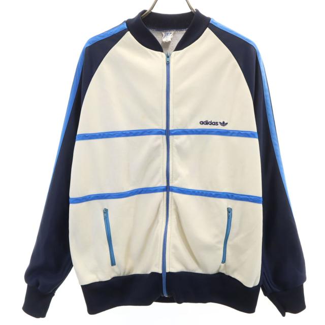 adidas アディダス 70s 80s ヴィンテージ トラックジャケット 5 ネイビー ジャージ メンズ