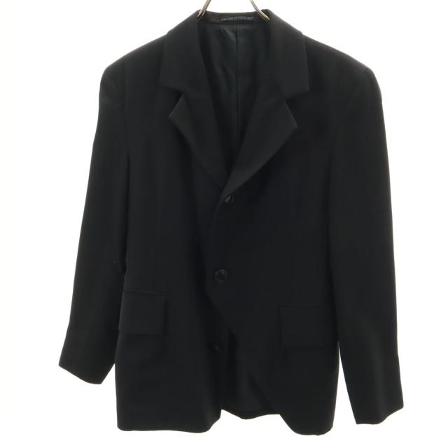 Yohji Yamamoto ヨウジヤマモト 日本製 テーラードジャケット S ブラック メンズ