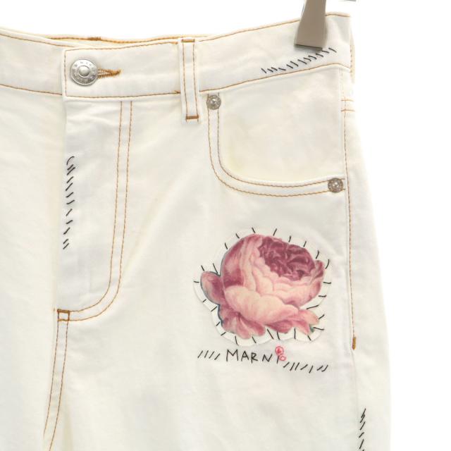 MARNI マルニ イタリア製 テーパードパンツ 36 ホワイト レディース_3