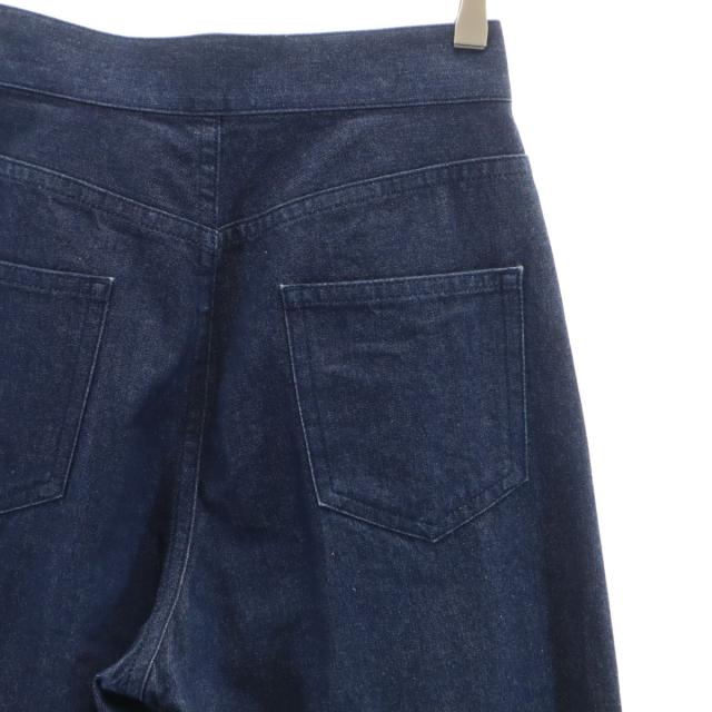 JOHN LAWRENCE SULLIVAN ジョンローレンスサリバン 日本製 ワイドデニムパンツ S インディゴ ジーンズ レディース_2