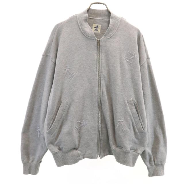 HAI SPORTING GEAR ハイスポーティングギア 90s オールド 長袖 スウェット ジップジャケット M グレー イッセイミヤケ メンズ